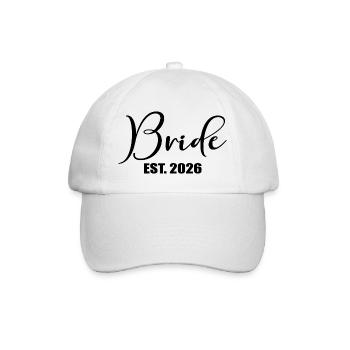 Mariée du minimalisme 2026 - Casquette classique - blanc/blanc - Devant