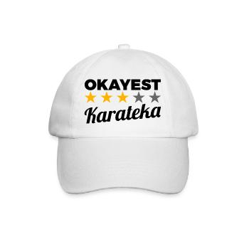 Funny Karateka - Baseball Cap - white/white - Front
