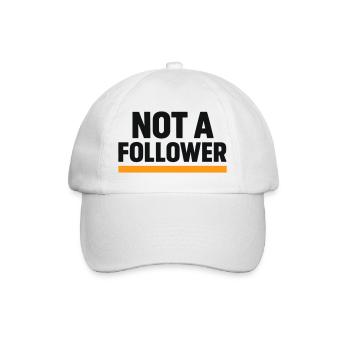 Ne Pas Suivre Le Groupe Style Anticonformiste - Casquette classique - blanc/blanc - Devant
