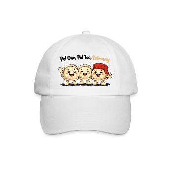 Pel One, Pel Two, Pelmany – Pelmeni Friends - Baseball Cap - white/white - Front