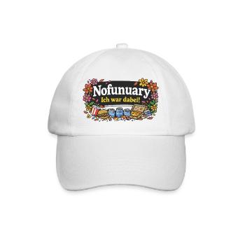 Nofunuary - Baseballkappe - Weiß/Weiß - Vorne