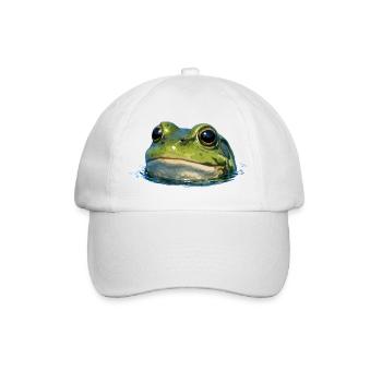 Froschkopf Wasserglanz - Baseballkappe - Weiß/Weiß - Vorne