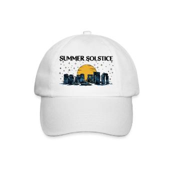 Litha Pagan: Sommersonnenwende, Mittsommer, Mittsommer, Mittsommer. - Baseballkappe - Weiß/Weiß - Vorne