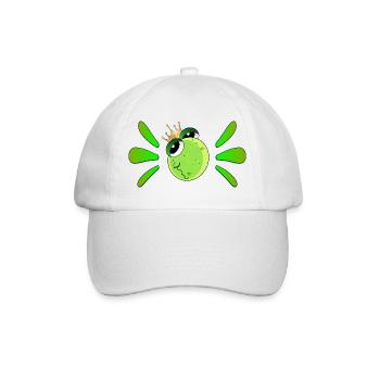 Garçon d’anniversaire Grenouille d’anniversaire - Casquette classique - blanc/blanc - Devant
