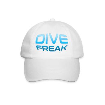 Pulsation océanique Dive Freak - Casquette classique - blanc/blanc - Devant