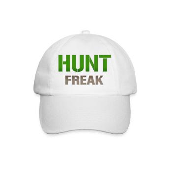 Typographie de la boule verte de Hunt Freak - Casquette classique - blanc/blanc - Devant