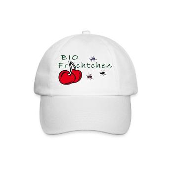 Kirschen - Baseballkappe - Weiß/Weiß - Vorne