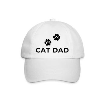 Papa Chat - Katzen Papa - Casquette classique - blanc/blanc - Devant