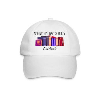 My weekend is fully booked - Baseball Cap - white/white - Front