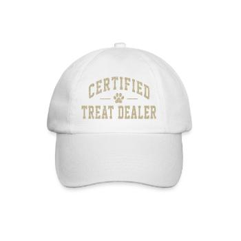 Certified Treat Dealer - Baseballkappe - Weiß/Weiß - Vorne