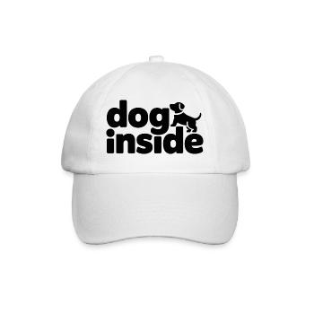 Doge Inside Dog Motif - Casquette classique - blanc/blanc - Devant