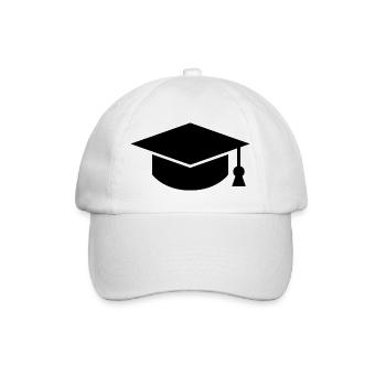 Casquette de remise des diplômes - Casquette classique - blanc/blanc - Devant