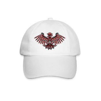 Conception du totem tribal Aigle Haida - Casquette classique - blanc/blanc - Devant