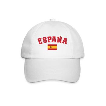 Espagne Drapeau de l’Espagne  - Casquette classique - blanc/blanc - Devant