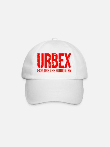 Urbex explore the forgotten - Baseball Cap - white/white