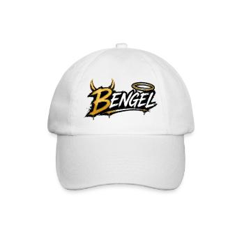 B-Angel - Sometimes Kid Sometimes Angel - Baseball Cap - white/white - Front