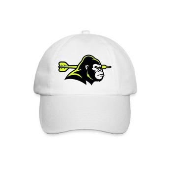 Mascotte de la flèche gorile - Casquette classique - blanc/blanc - Devant
