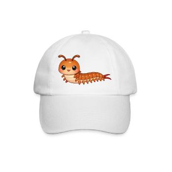 Mille-pattes - Casquette classique - blanc/blanc - Devant