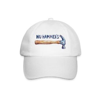 Aquarell Hammer - Nu Hammer's - Baseballkappe - Weiß/Weiß - Vorne
