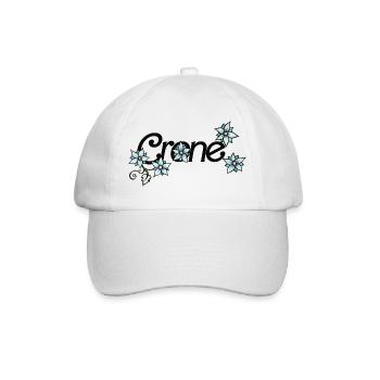 Vigne florale de grue - Casquette classique - blanc/blanc - Devant