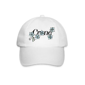 Azure Bloom Vine - Baseballkappe - Weiß/Weiß - Vorne
