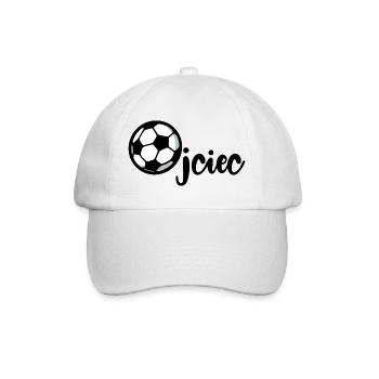 Football Dad Dad - Baseball Cap - white/white - Front