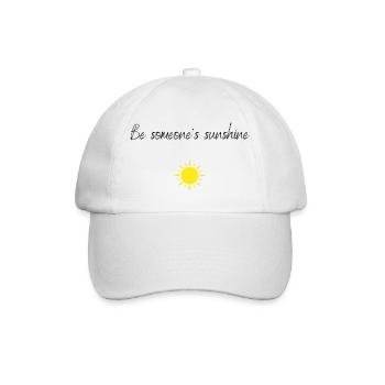 Be someone's sunshine - Baseball Cap - white/white - Front