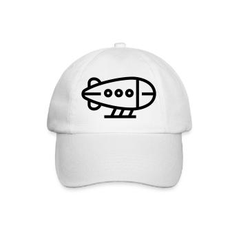 Airship - Baseball Cap - white/white - Front