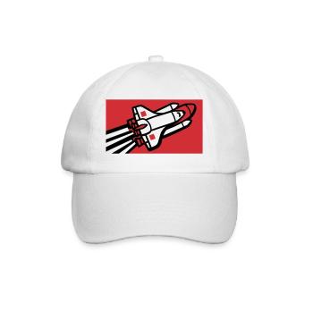 Silhouette de la navette spatiale - Casquette classique - blanc/blanc - Devant