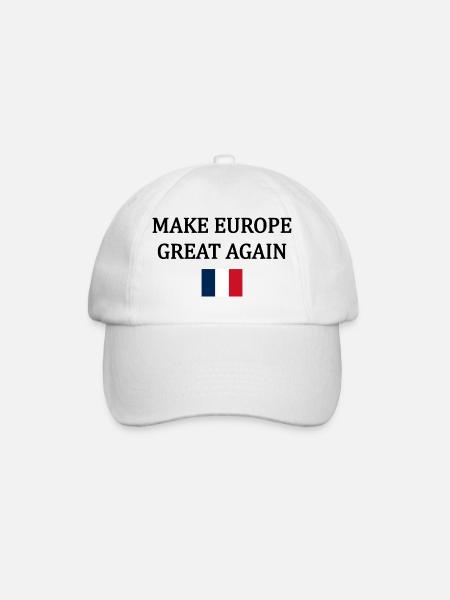 Rendre l’Europe Grande à nouveau – France - Casquette classique - blanc/blanc
