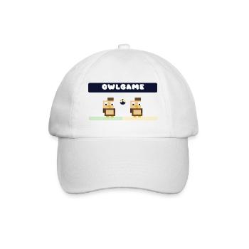 OwlGame Owl Duo Pixel - Baseball Cap - white/white - Front