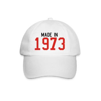1973 - Baseballkappe - Weiß/Weiß - Vorne