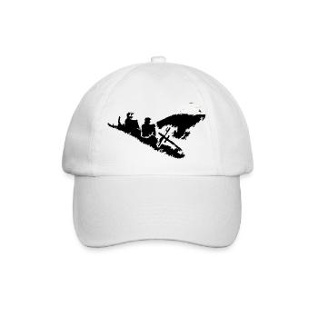 is this home - Baseball Cap - white/white - Front