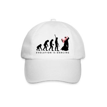 evolution_tanzpaar_b_2c - Baseballkappe - Weiß/Weiß - Vorne