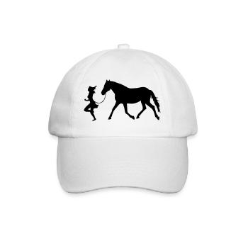 Women with horse - Casquette classique - blanc/blanc - Devant