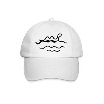 Nessie - Baseballkappe - Weiß/Weiß - Vorne