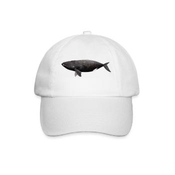 Wal - Balaena glacialis - Glattwal - Baseballkappe - Weiß/Weiß - Vorne