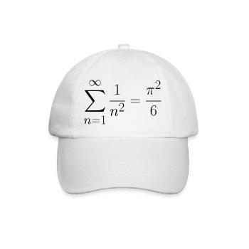 The Basel Problem Gift Idea - Baseball Cap - white/white - Front