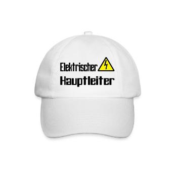 hauptleiter - Baseballkappe - Weiß/Weiß - Vorne