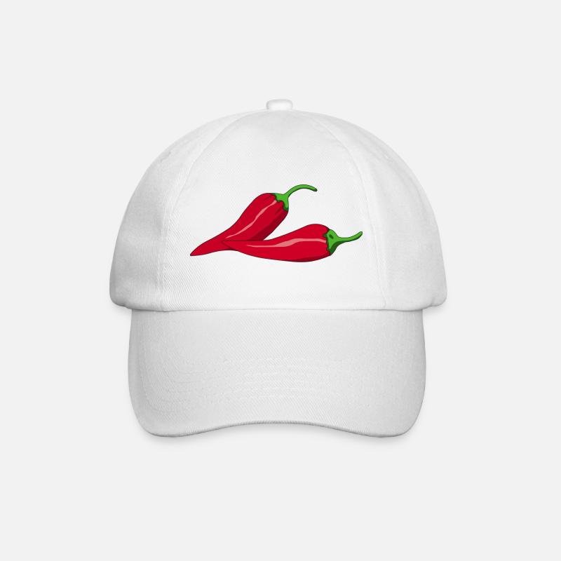 Chillischoten Chilli - Casquette classique - blanc/blanc
