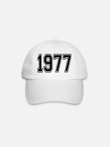 1977 - Casquette classique - blanc/blanc