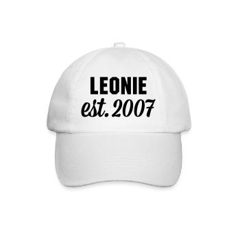 Leonie est 2007 - Baseballkappe - Weiß/Weiß - Vorne