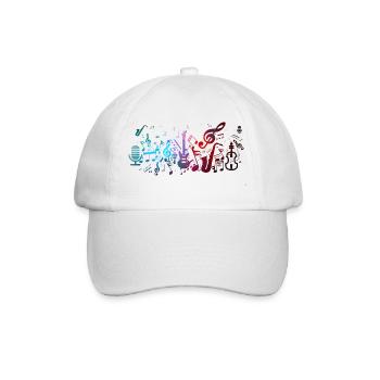 Music - Casquette classique - blanc/blanc - Devant