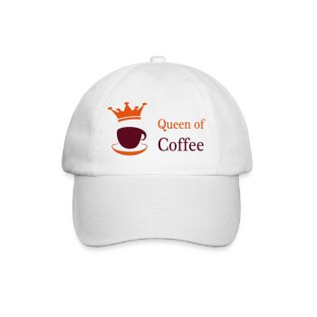 coffee - Baseball Cap - white/white - Front