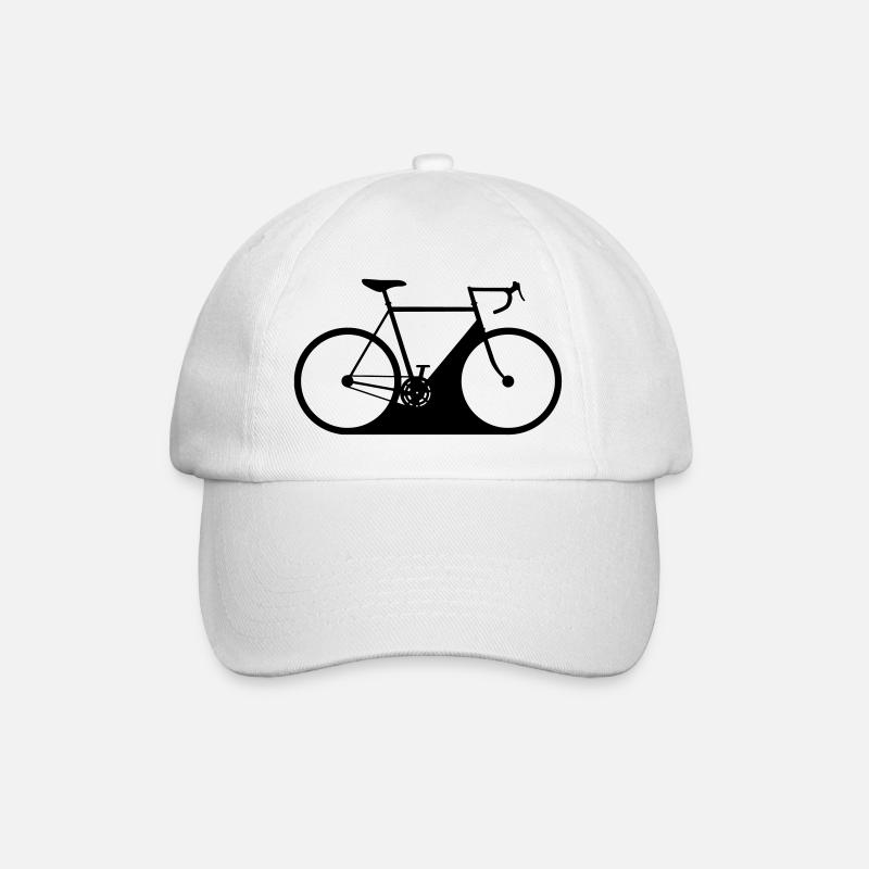 Vélo de route rétro - Casquette classique - blanc/blanc