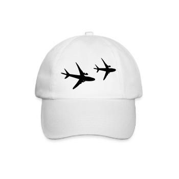 Airplanes - Baseball Cap - white/white - Front