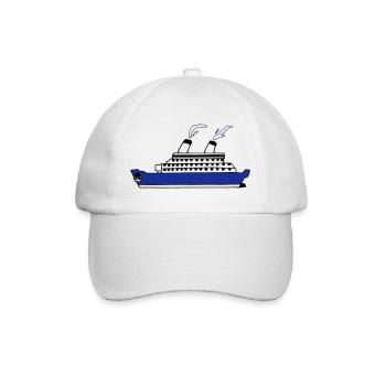 ship - Baseball Cap - white/white - Front