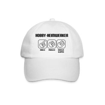 Hobby Heimwerker - Baseballkappe - Weiß/Weiß - Vorne