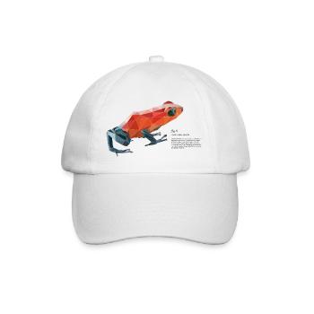 fig5_polygonpfeilgiftfrosch - Baseballkappe - Weiß/Weiß - Vorne