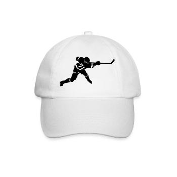 Eishockey - Baseballkappe - Weiß/Weiß - Vorne